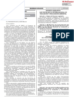 Decreto Legislativo Que Fortalece El Sistema Nacional de Evaluación y Fiscalización Ambiental