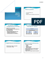 IEEE 802.3ae Standard 10 Gigabit Ethernet Technology The Architectural Components of The 802.3ae Standard