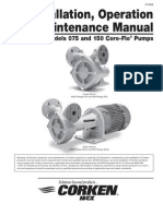 Installation, Operation & Maintenance Manual: Models 075 and 150 Coro-Flo Pumps