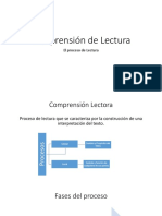 El Proceso de Comprensión Lectora