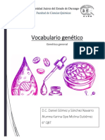 Vocabulario Genetico