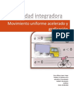 Actividad Integradora Movimiento Uniforme Acelerado y Graficación