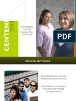 Centennial College Business Plan 2008-2009