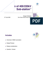 Basic of 400KV Substation Design