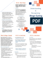 Understanding and Recognizing Binge Eating Disorder Brochure For NPM 569