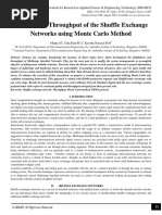 Increase The Throughput of The Shuffle Exchange Networks Using Monte Carlo Method