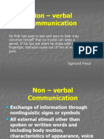 Non - Verbal Communication