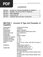 User's Manual For Thermal Printer