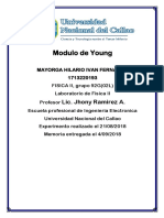 Modulo de Young-Laboratorio experimental-UNAC-FIEE