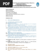 2 Esquema Del Proyecto de Investigación