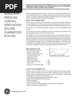 GEHC Technical Report Pressure Control Ventilation Volume Guaranteed