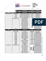 2010 Cyclocross Nationals Schedule