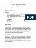 Informe de Laboratorio de Química