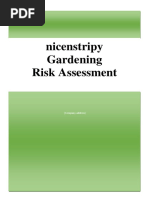 Nicenstripy Gardening Risk Assessment