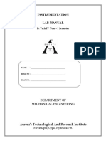 INSTRUMENTATION LAB Manual PDF