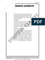 Co-Ordinate Geometry PDF