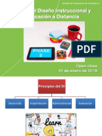 Fases Del Diseño Instruccional y Educación A Distancia