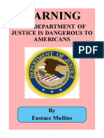 Warning Dept of Justice PDF