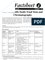 173 Food Tests and Chromatography