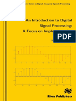 Introduction To Digital Signal Processing