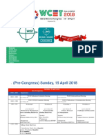 Jadwal Wcet 2018 Kuala Lumpur