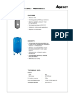 Closed Expansion Tank - Pressurised: Features