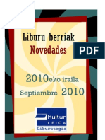 2010ko Iraila - Septiembre 2010