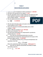 Thoretical Questions of Electronic Properties of Materials