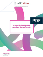 La Evaluación Diagnóstica en Los Aprendizajes Clave para Preescolar PDF