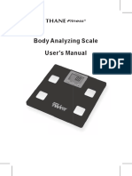 Body Analyzing Scale User's Manual