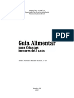 Guia Alimentar para Crianças Menores de 2 Anos