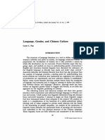 International Journal of Politics, Culture, and Society Volume 10 Issue 1 1996 (Doi 10.1007/bf02765570) Carol C. Fan - Language, Gender, and Chinese Culture PDF