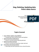 Inserting, Deleting, Updating Data From A Data Source: Herve Roggero