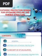 Cathodic Protection Design For Offshore Pipeline and Subsea Structure