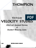 Velocity Studies (3rd Grade) John Thompson PDF