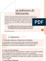 Costos Indirectos de Fabricacion