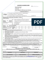 Account Closure Form