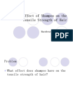 Effect of Different Shampoo On Tensile Strength of The Hair