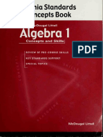 Algebra 1. (Electronic Resource) Concepts and Skills