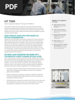 High Capacity Optical Transport Platform: Datasheet