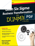 Lean Six Sigma Business Transformation For Dummies PDF