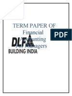 Term Paper of Financial Accounting For Managers