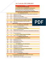 Lista de Controles ISO 27001:2013