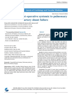 Analysis of Post Operative Systemic To Pulmonary Artery Shunt Failure