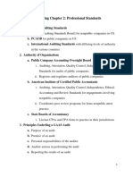 Auditing Chapter 2 Professional Standards