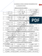 Formulario Cálculo Integral y Diferencial