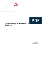 Administering Avaya Aura™ System Platform