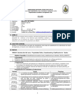 Silabo Mecanica de Suelos - Edlrr-2018-II