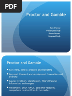 Proctor and Gamble: Karl Wezmar Williamjeet Singh Jhamb Gaurav Gurpreet Singh