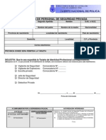 Solicitud - T.I.P - El Vigilante de Seguridad